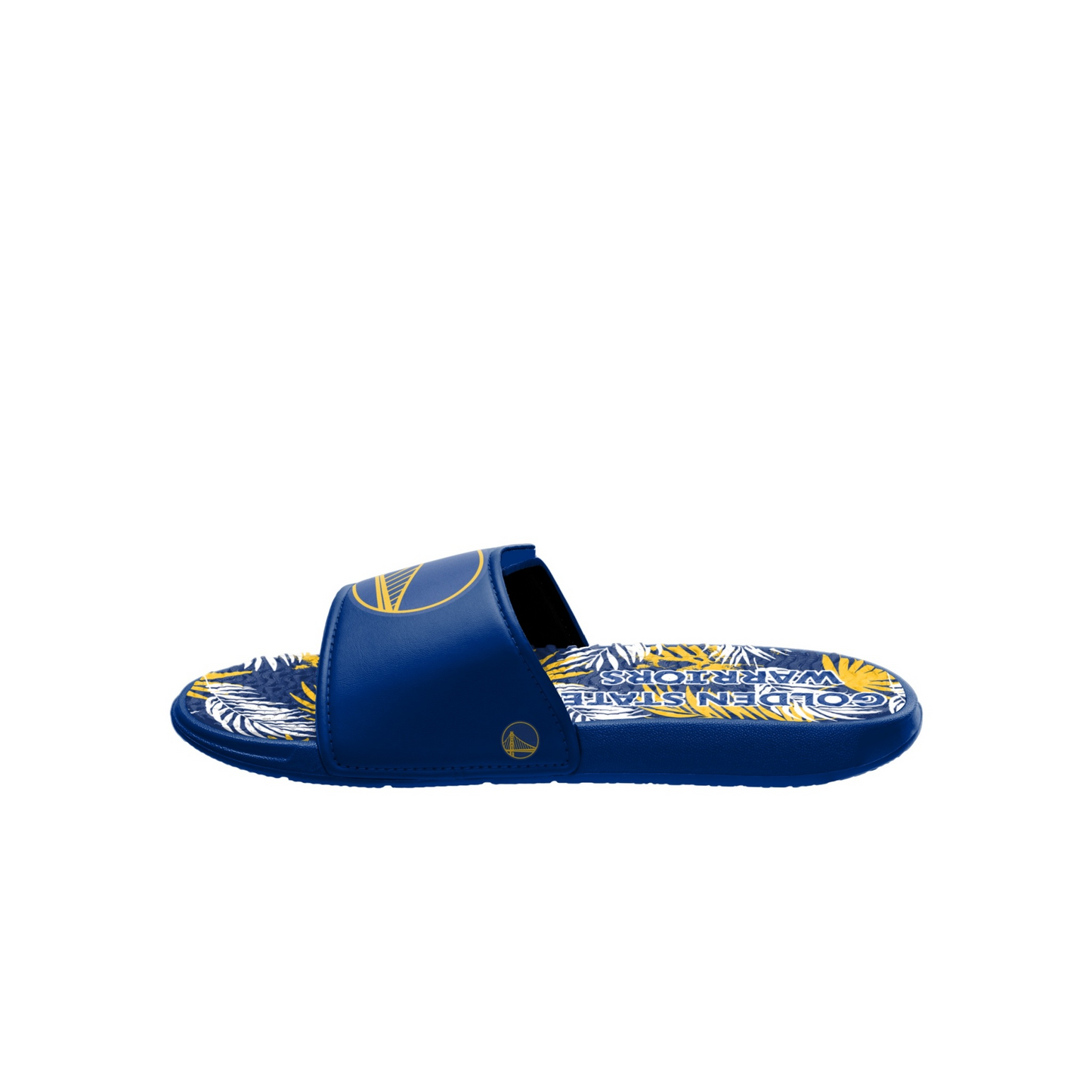 GOLDEN STATE WARRIORS MEN'S FLORAL GEL SLIDES