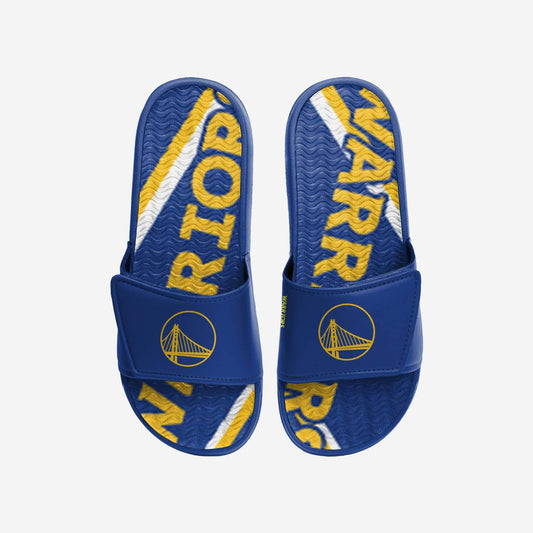 GOLDEN STATE WARRIORS MEN'S GEL SLIDES