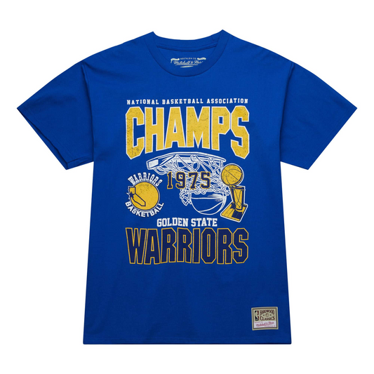 GOLDEN STATE WARRIORS MEN'S MITCHEL & NESS FINALS T-SHIRT