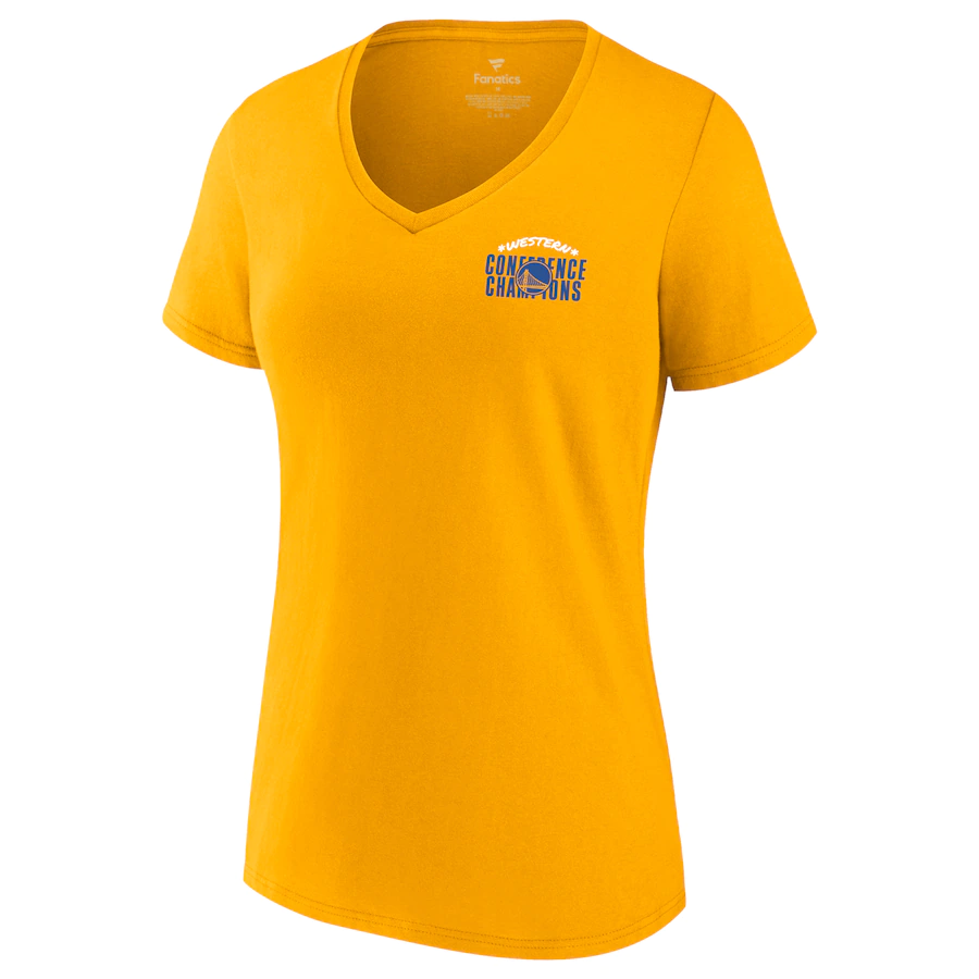 CAMISETA DE ATAQUE EQUILIBRADO PARA MUJER GOLDEN STATE WARRIORS 2022 CONFERENCE CHAMPS