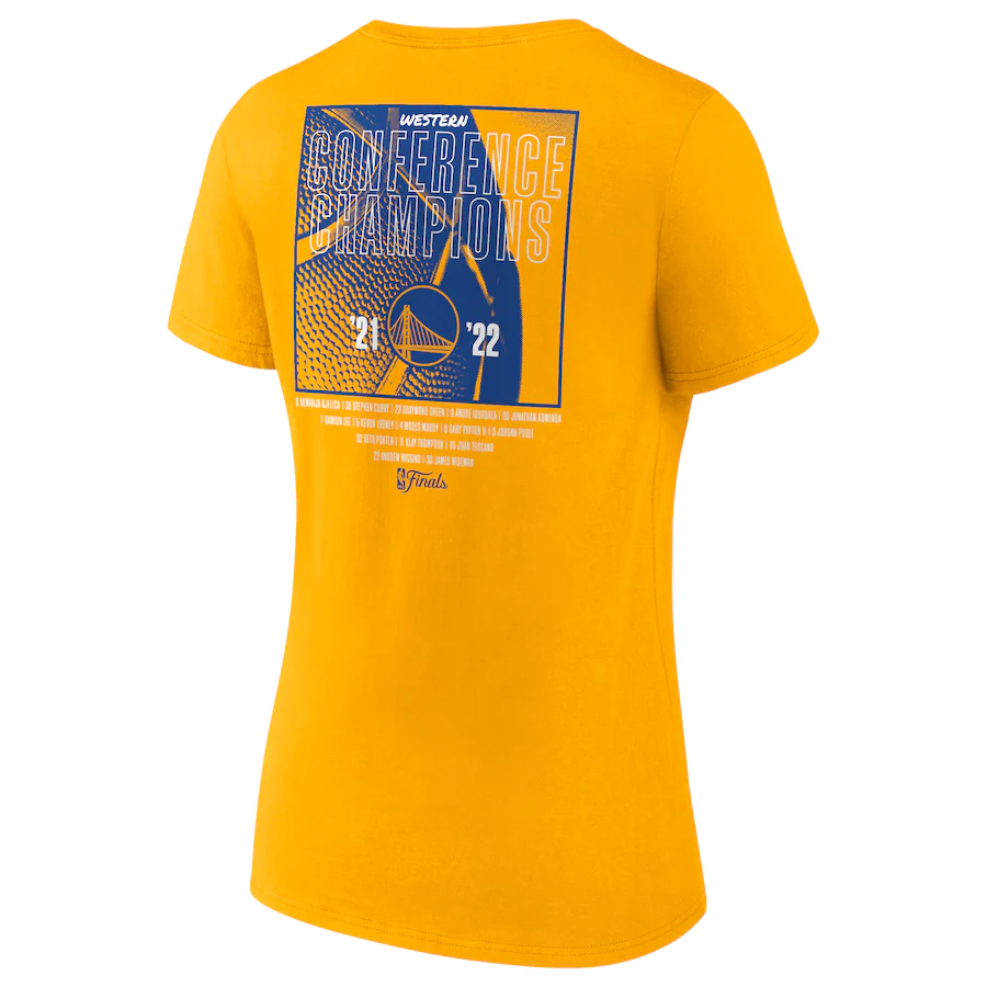 GOLDEN STATE WARRIORS WOMEN'S 2022 CONFERENCE CHAMPS BALANCED ATTACK TEE