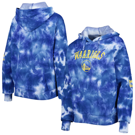 GOLDEN STATE WARRIORS WOMEN'S TIE DYE HOODIE SWEATSHIRT