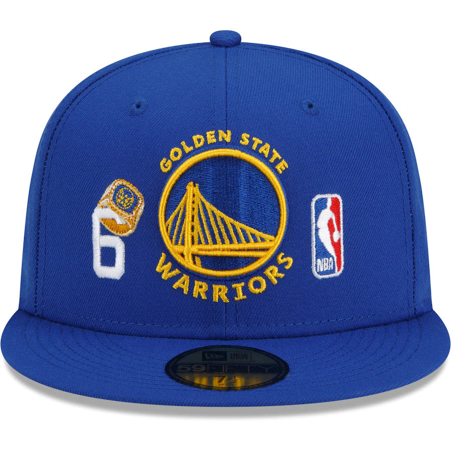 GOLDEN STATE WARRIORS COUNT THE RINGS 59FIFTY FITTED