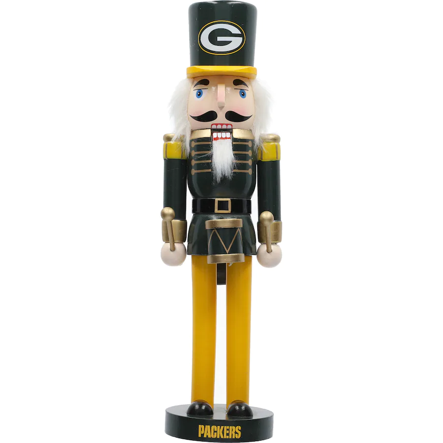 CASCANUECES DE VACACIONES DEL EQUIPO GREEN BAY PACKERS DE 14"