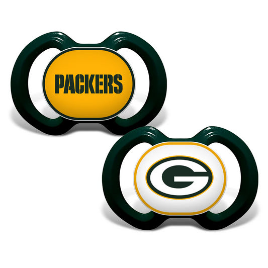 GREEN BAY PACKERS 2-PACK PACIFIERS