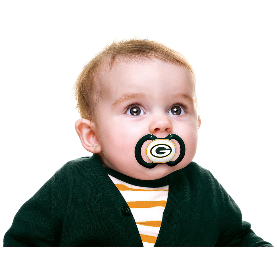 GREEN BAY PACKERS 2-PACK PACIFIERS