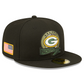 GORRO AJUSTADO GREEN BAY PACKERS 2022 SALUDO AL SERVICIO 59FIFTY