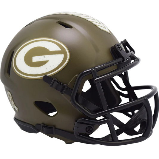GREEN BAY PACKERS 2022 SALUTE TO SERVICE MINI SPEED HELMET