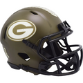 GREEN BAY PACKERS 2022 SALUDO AL SERVICIO MINI CASCO DE VELOCIDAD