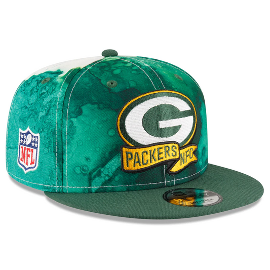 GREEN BAY PACKERS 2022 SIDELINE 9FIFTY SNAPBACK - INK