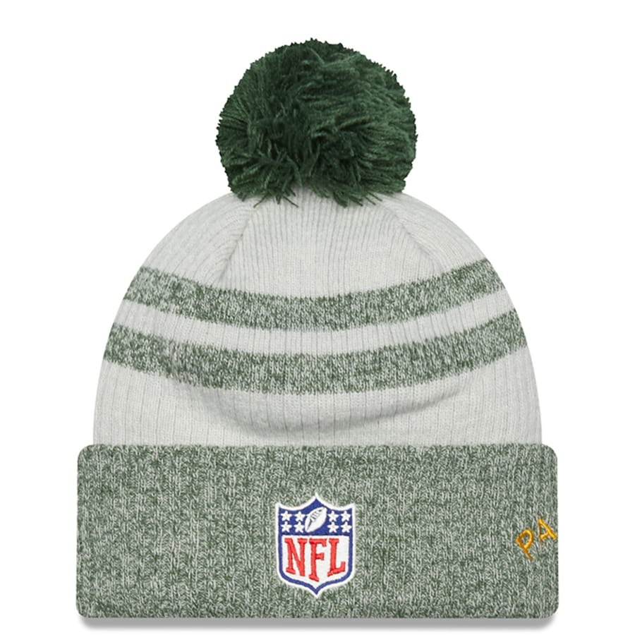 GREEN BAY PACKERS 2022 SIDELINE HISTORIC CUFFED POM KNIT