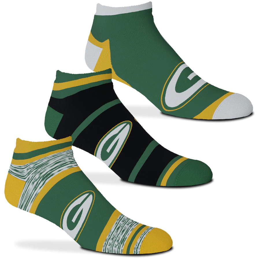 GREEN BAY PACKERS PACK DE 3 CALCETINES CASH