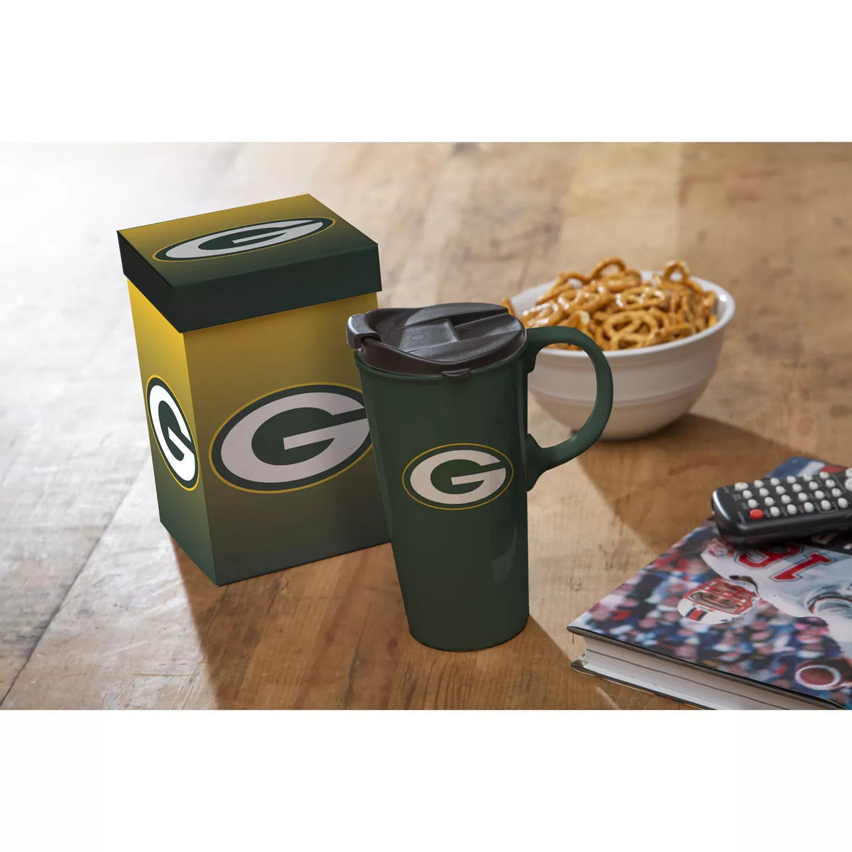 GREEN BAY PACKERS LATTE DE VIAJE EN CAJA