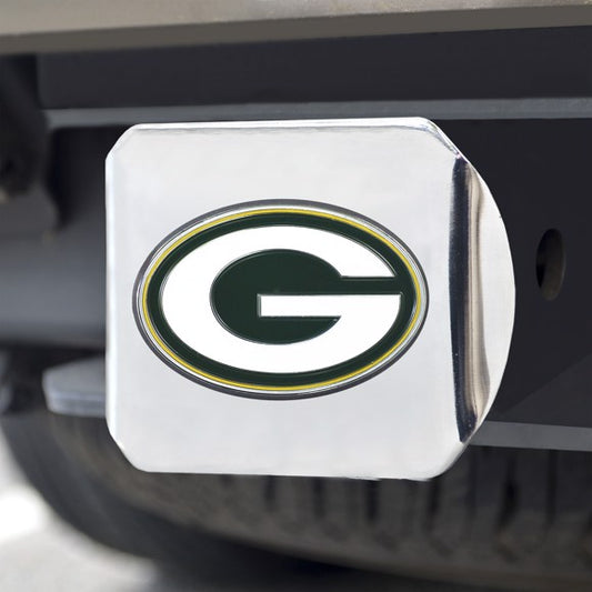 ENGANCHE DE LOGOTIPO DE COLOR CROMADO DE GREEN BAY PACKERS