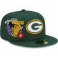 GREEN BAY PACKERS CITY CLUSTER 59FIFTY EQUIPADO