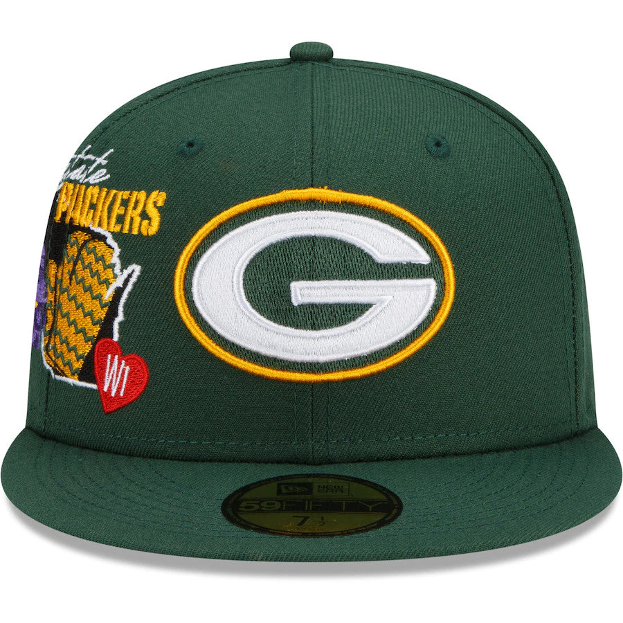 GREEN BAY PACKERS CITY CLUSTER 59FIFTY FITTED
