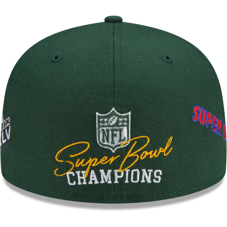 GREEN BAY PACKERS CUENTAN LOS ANILLOS 59FIFTY EQUIPADO