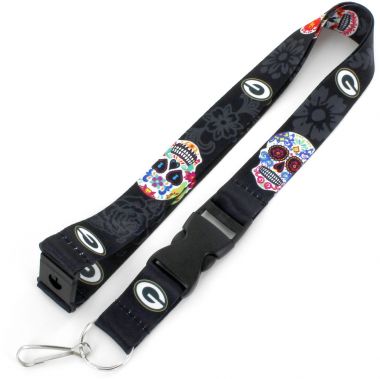 GREEN BAY PACKERS DIA DE LOS MUERTOS LANYARD