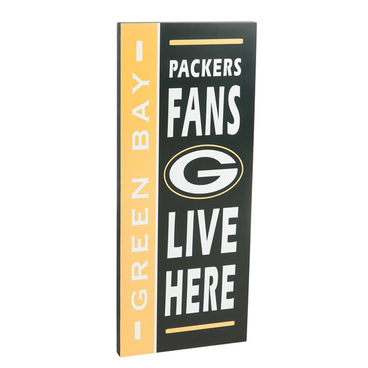 LETRERO DE FAN DE LOS PACKERS DE GREEN BAY