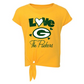 GREEN BAY PACKERS GIRLS FOREVER LOVE SHIRT AND LEGGINGS