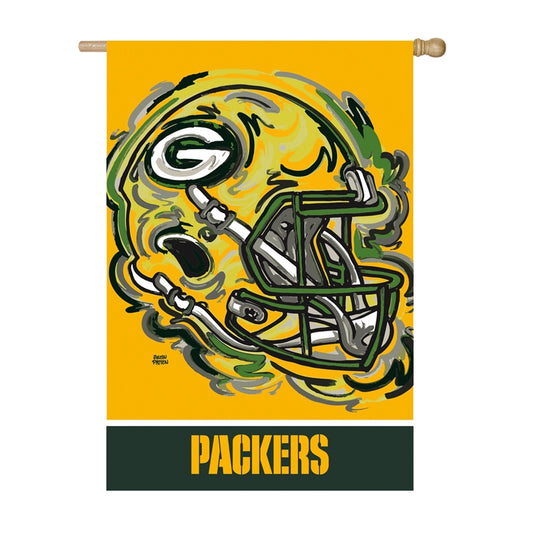 GREEN BAY PACKERS JUSTIN PATTEN BANDERA DE CASA DE ANTE