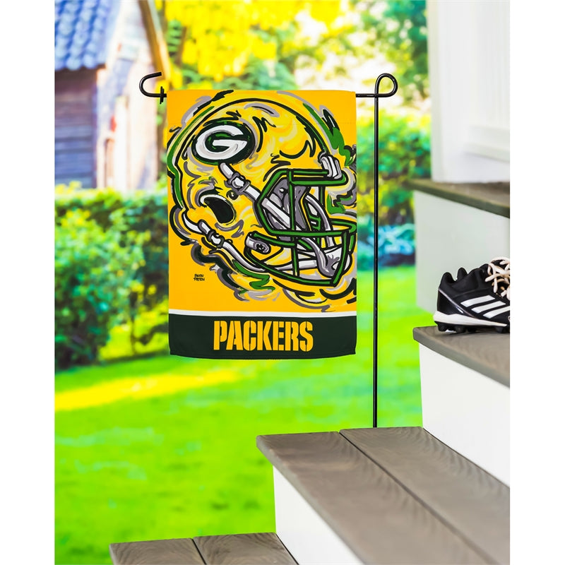 GREEN BAY PACKERS JUSTIN PATTENGARDEN SUEDE FLAG