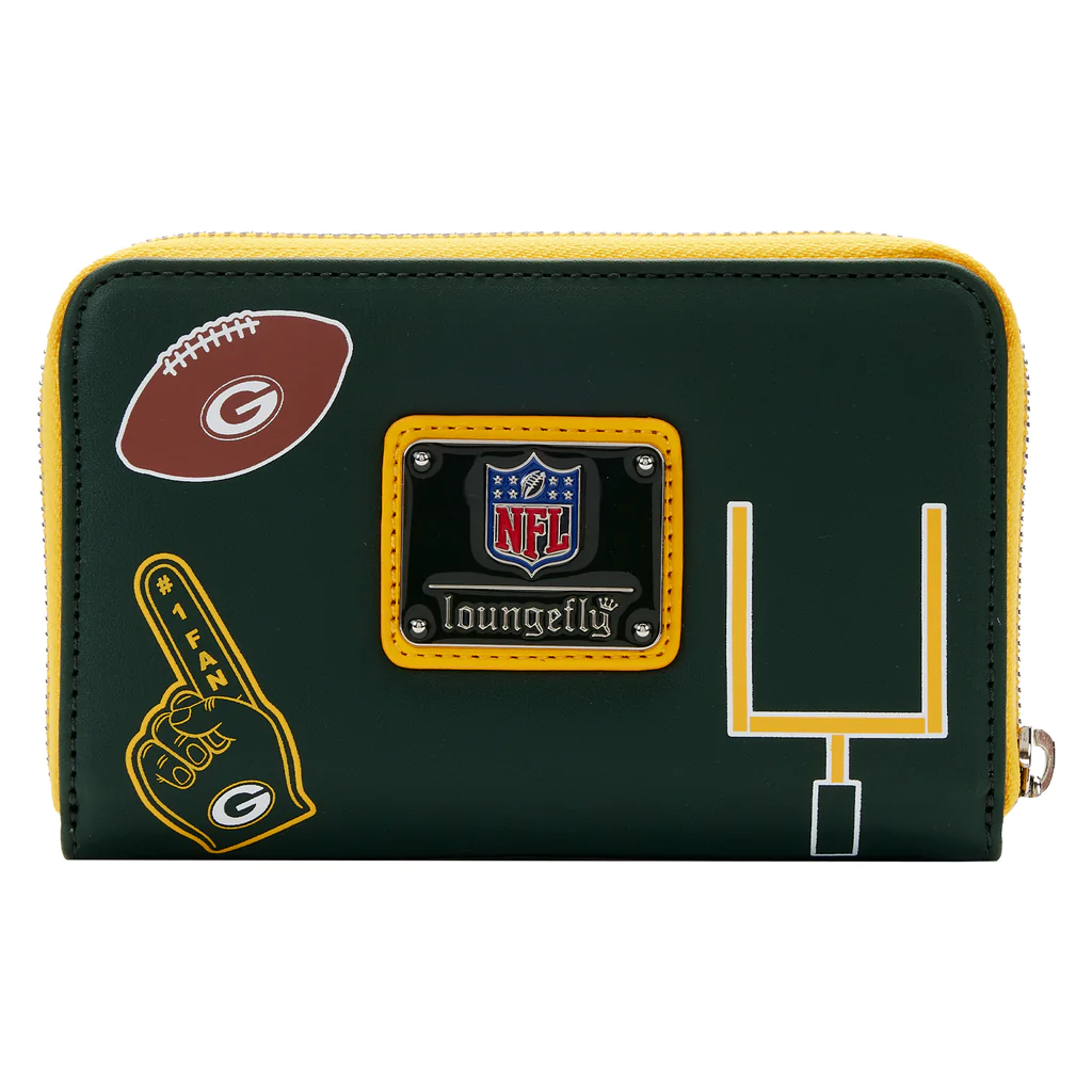 GREEN BAY PACKERS LOUNGEFLY LOGO WALLET