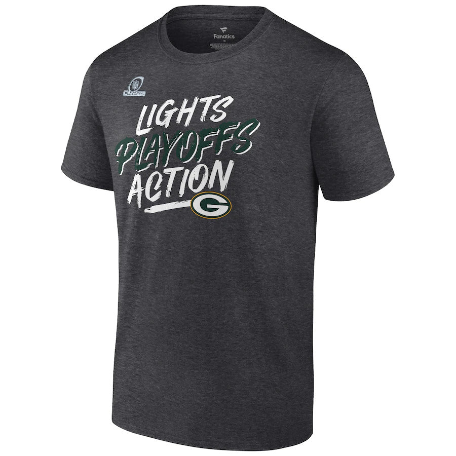 GREEN BAY PACKERS CAMISETA DE ACCIÓN DE LUCES BOUND DE PLAYOFF 2021 PARA HOMBRE