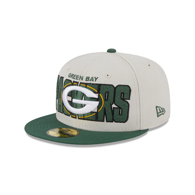 New Era 59FIFTY 2023 Draft Green Bay Packers Hat - Stone Green