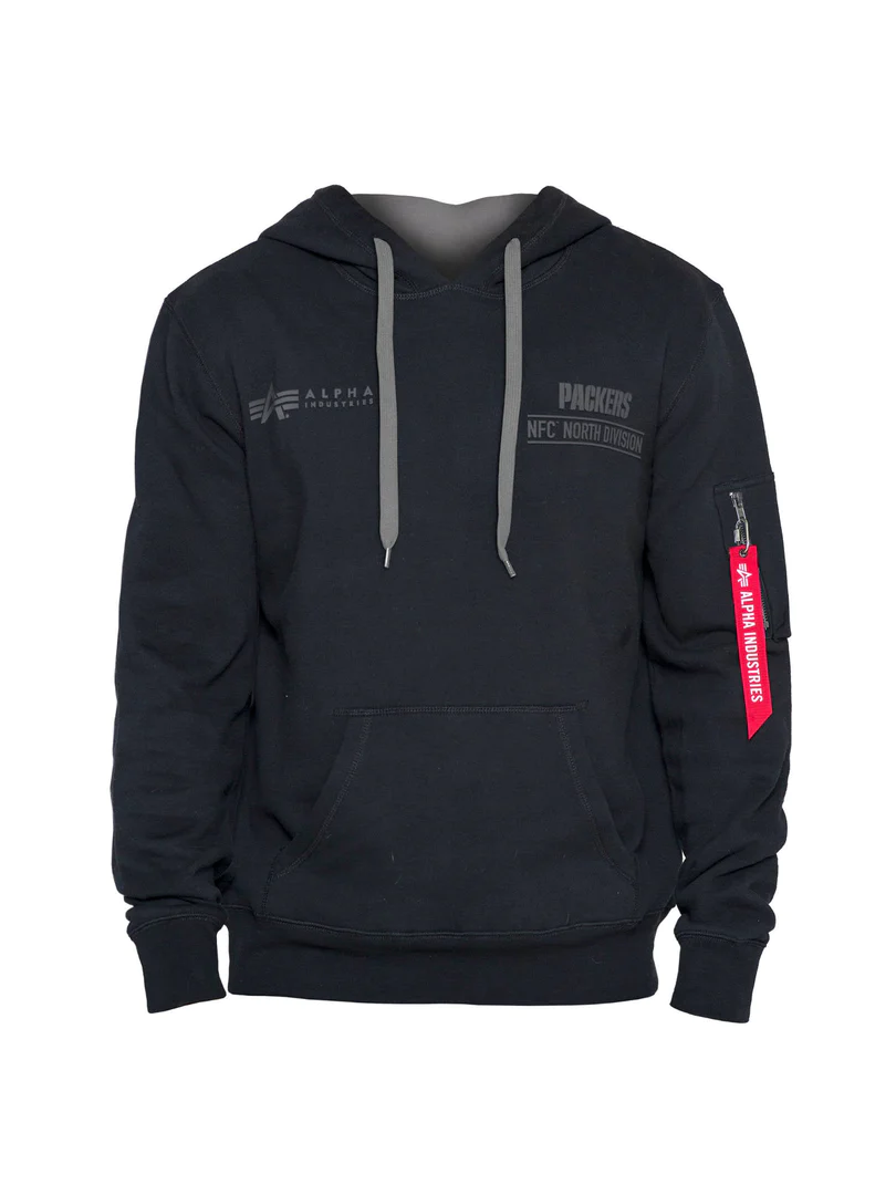 SUDADERA CON CAPUCHA GREEN BAY PACKERS ALPHA INDUSTRIES PARA HOMBRE