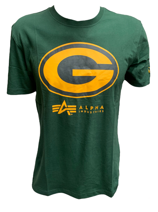 GREEN BAY PACKERS MEN'S ALPHA INDUSTRIES TEE