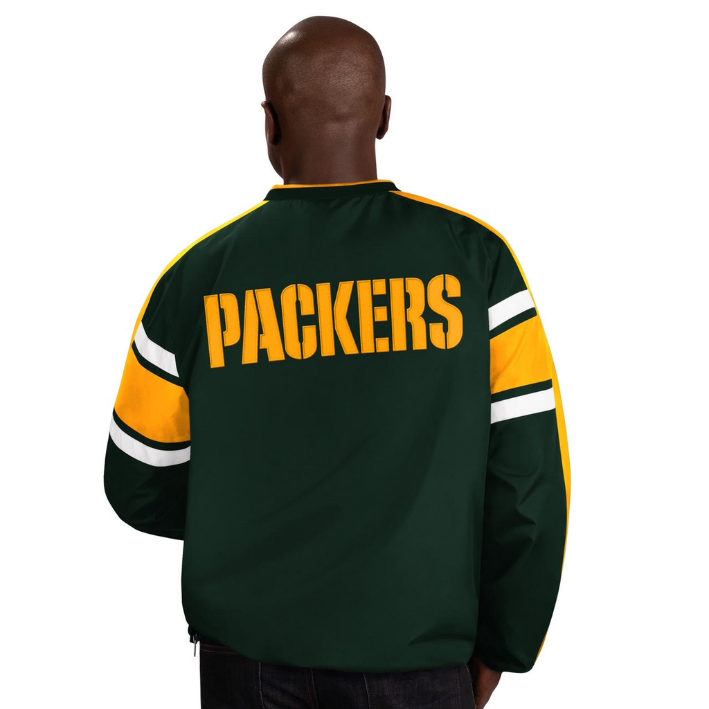 GREEN BAY PACKERS MEN'S SWING ROUTE WINDBREAKER JACKET