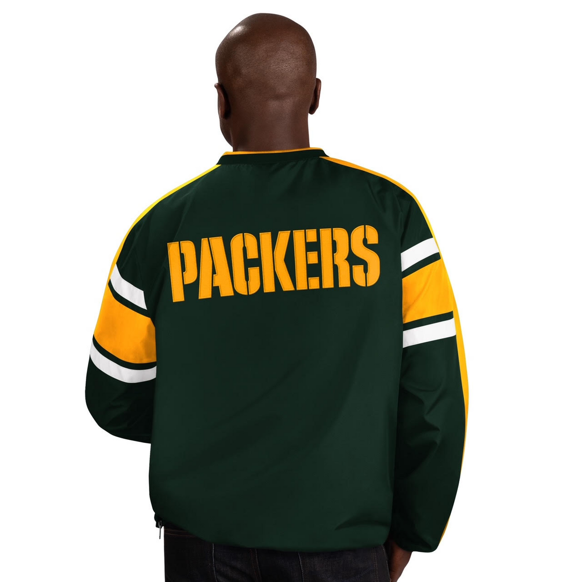 GREEN BAY PACKERS MEN'S SWING ROUTE WINDBREAKER JACKET