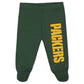 GREEN BAY PACKERS NEWBORN 3-PIECE FOOTED PAJAMA SET