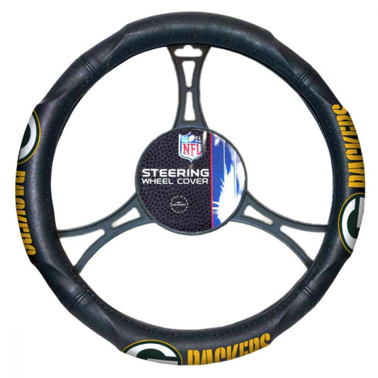 GREEN BAY PACKERS STEERING WHEEL COVER