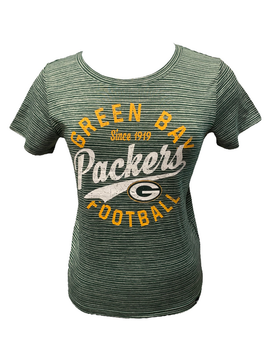 CAMISETA GREEN BAY PACKERS MUJER LÍNEA DESGASTADA