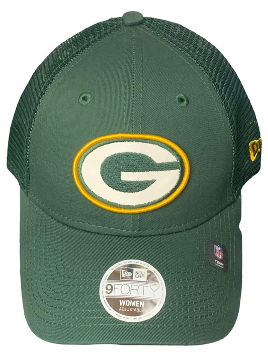 GREEN BAY PACKERS WOMEN'S LOGO SPARKLE 9FORTY ADJUSTABLE SNAP HAT