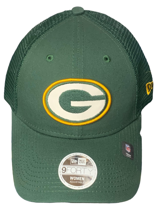 GORRO AJUSTABLE CON BROCHE A PRESIÓN GREEN BAY PACKERS LOGO SPARKLE 9FORTY PARA MUJER