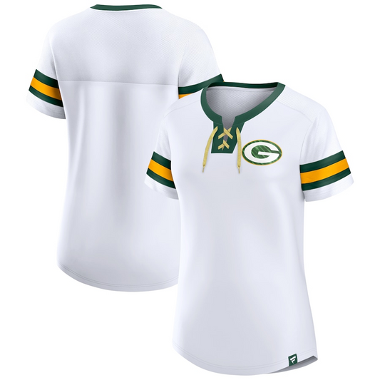 GREEN BAY PACKERS LA MEJOR CAMISETA CON CORDONES PARA MUJER SUNDAY