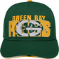 GREEN BAY PACKERS YOUTH ON TREND PRECURVED SNAPBACK
