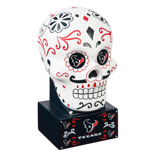 HOUSTON TEXANS SUGAR SKULL HEAD