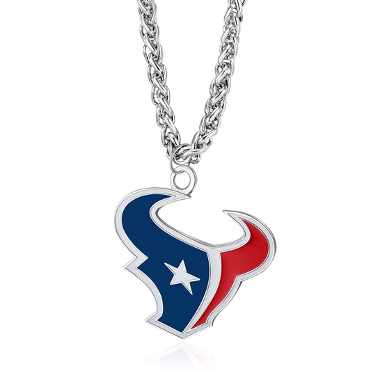 HOUSTON TEXANS TEAM LOGO NECKLACE