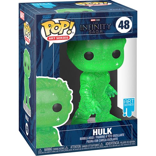 HULK VERDE ARTISTA SERIE POP! FIGURA DE VINILO CON POP! FUNDA PROTECTORA