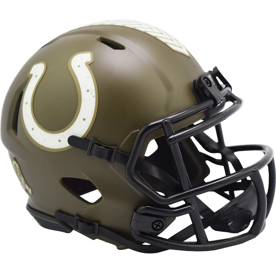 INDIANAPOLIS COLTS 2022 SALUTE TO SERVICE MINI SPEED HELMET