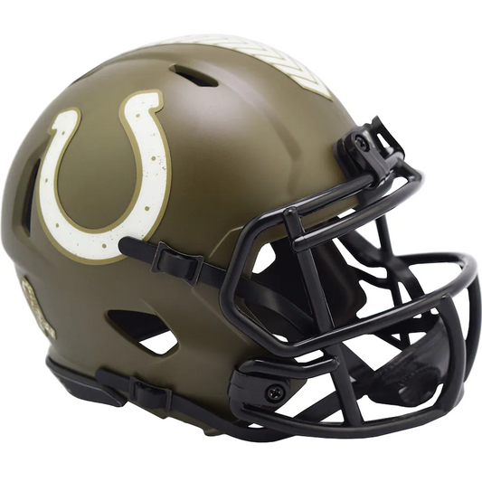 INDIANAPOLIS COLTS 2022 SALUDO AL SERVICIO CASCO MINI SPEED