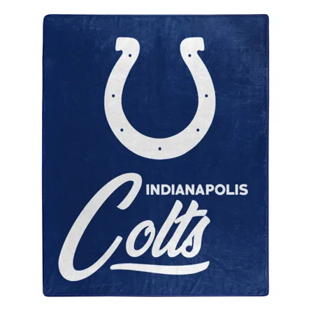 INDIANAPOLIS COLTS 50"X60" RASCHEL THROW BLANKET