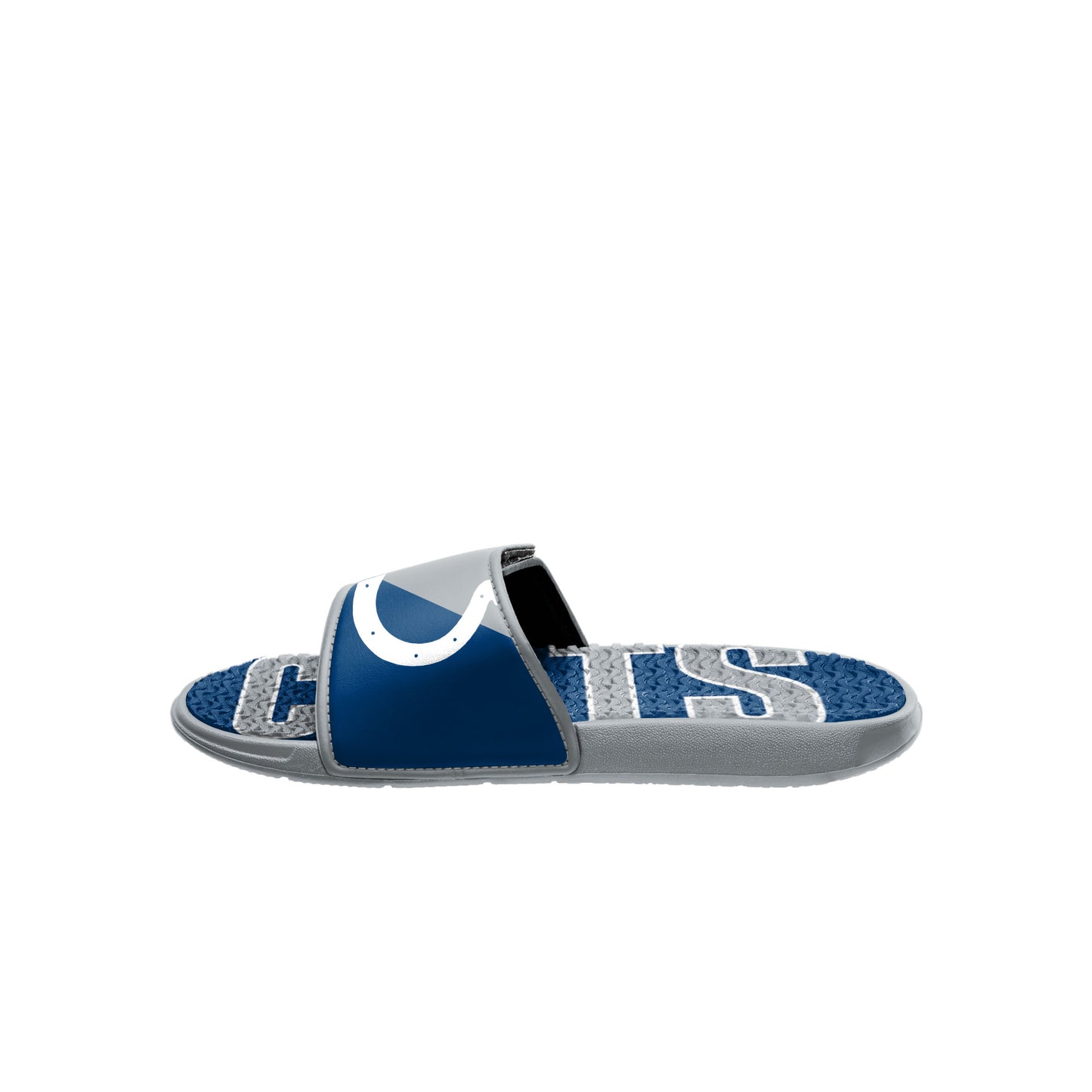 INDIANAPOLIS COLTS MEN'S BIG LOGO GEL SLIDE