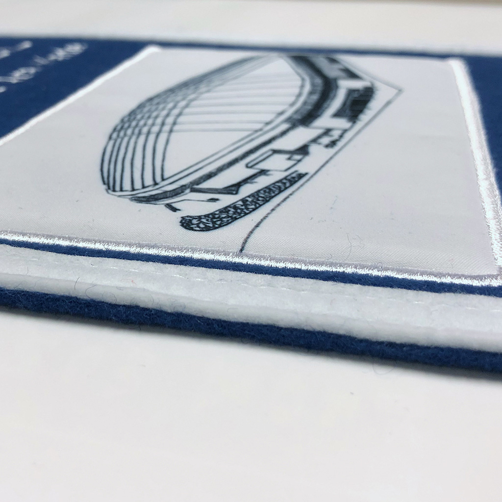 BANDERA DE LA EVOLUCIÓN DEL ESTADIO DE LOS COLTS DE INDIANAPOLIS