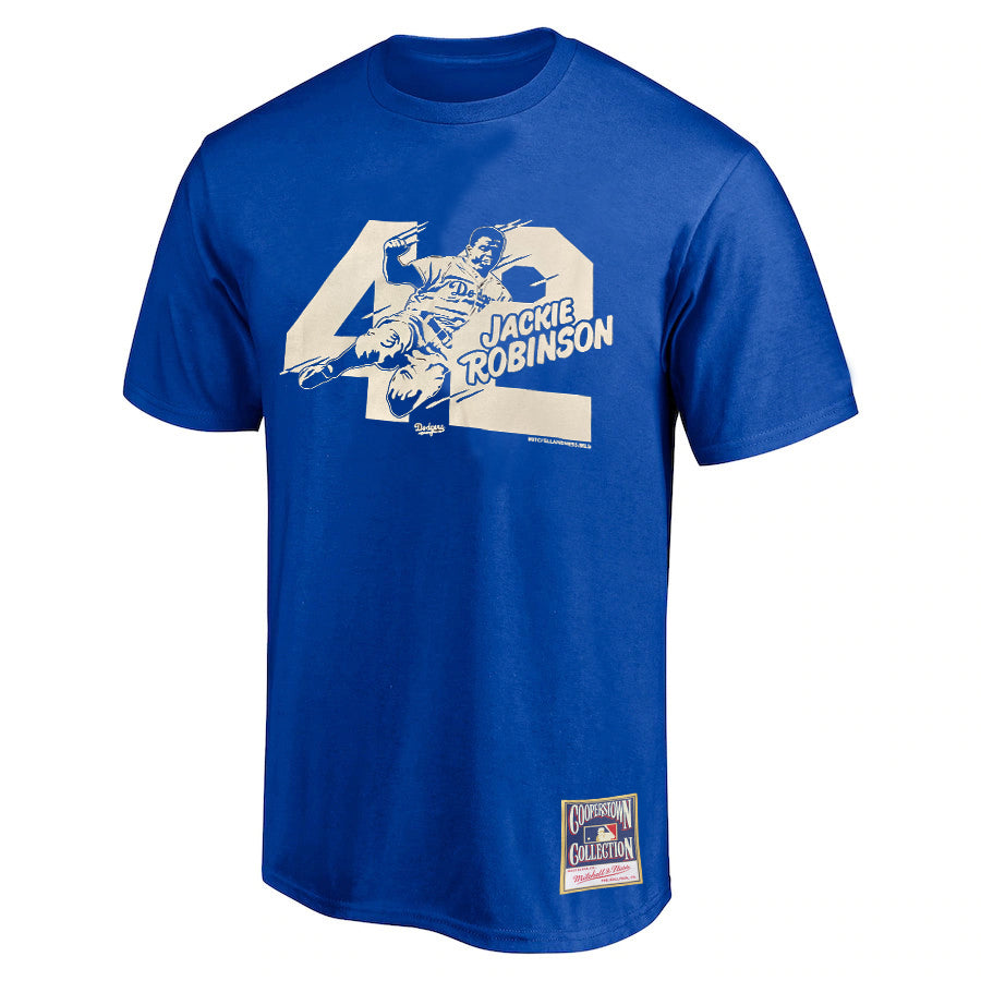 JACKIE ROBINSON CAMISETA MITCHELL &amp; NESS SLIDING 42 PARA HOMBRE