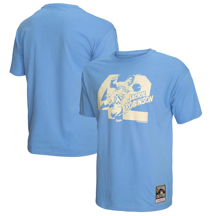 JACKIE ROBINSON CAMISETA MITCHELL &amp; NESS SLIDING 42 PARA HOMBRE